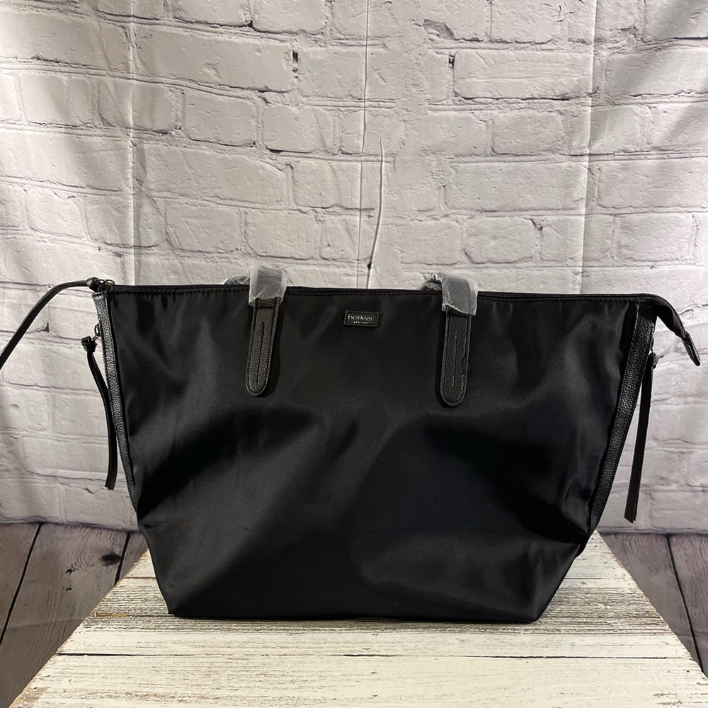 BOTKIER NEW YORK Nylon Black Roomy Tote Bag - Picture 5 of 6
